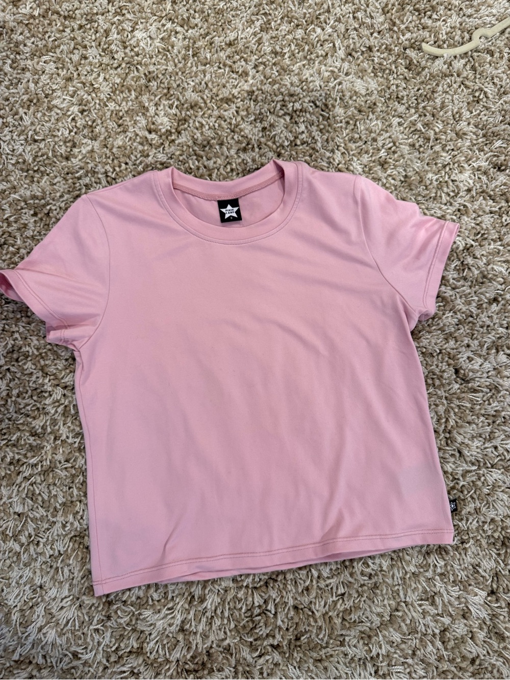 Girls' Crew Neck Short Sleeve Tee - Soft Pink